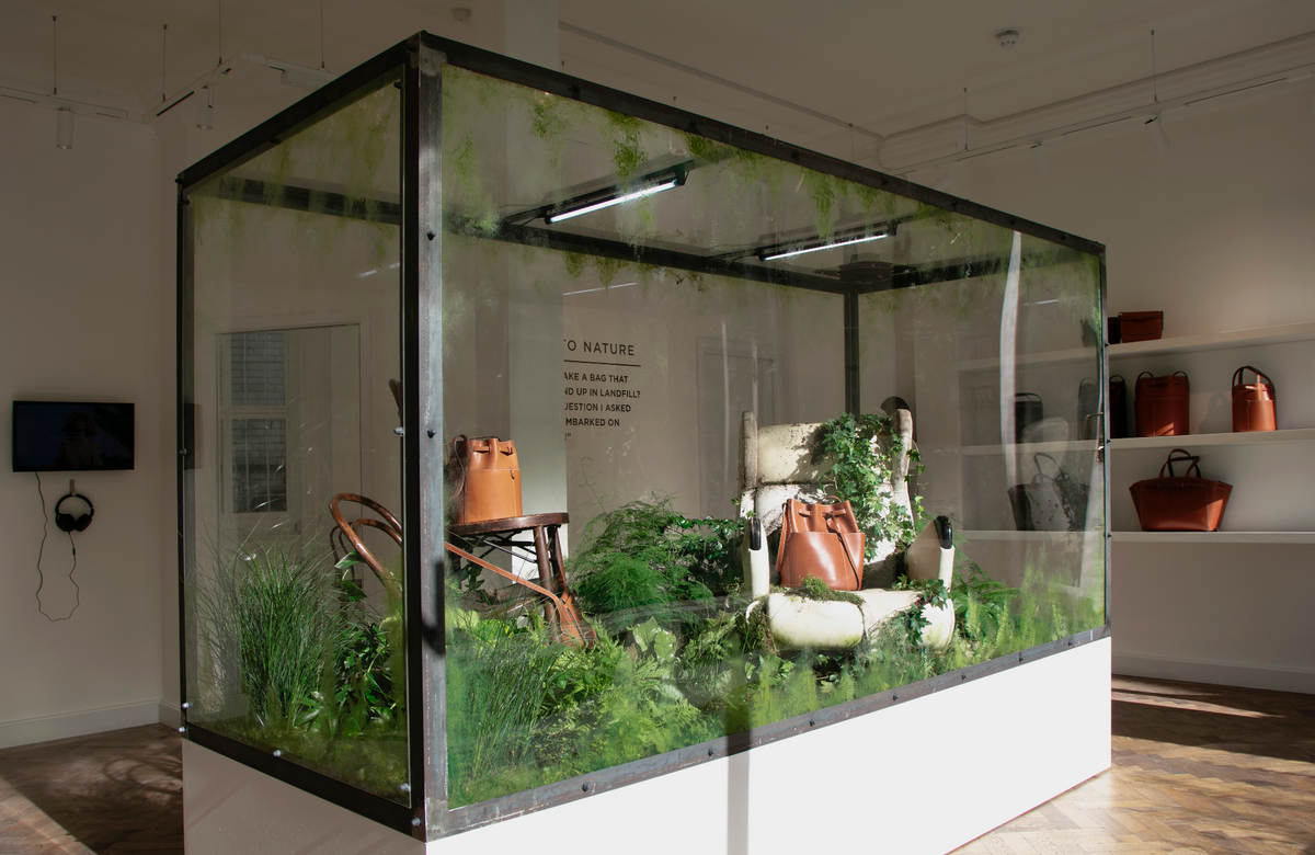 Anya Hindmarch Return To Nature Shop Installation London Terrariums