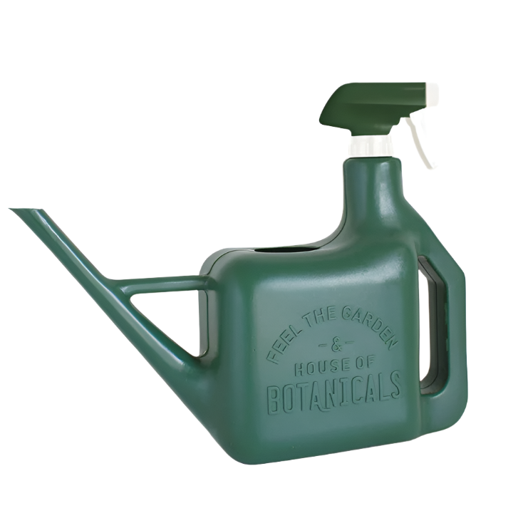 indoor plant mister and watering can Forest Green Watering Can & Mister – London Terrariums